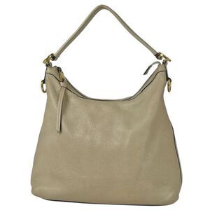 Gucci Interlocking Hobo Leather Beige GG 2way Shoulder Bag Handbag